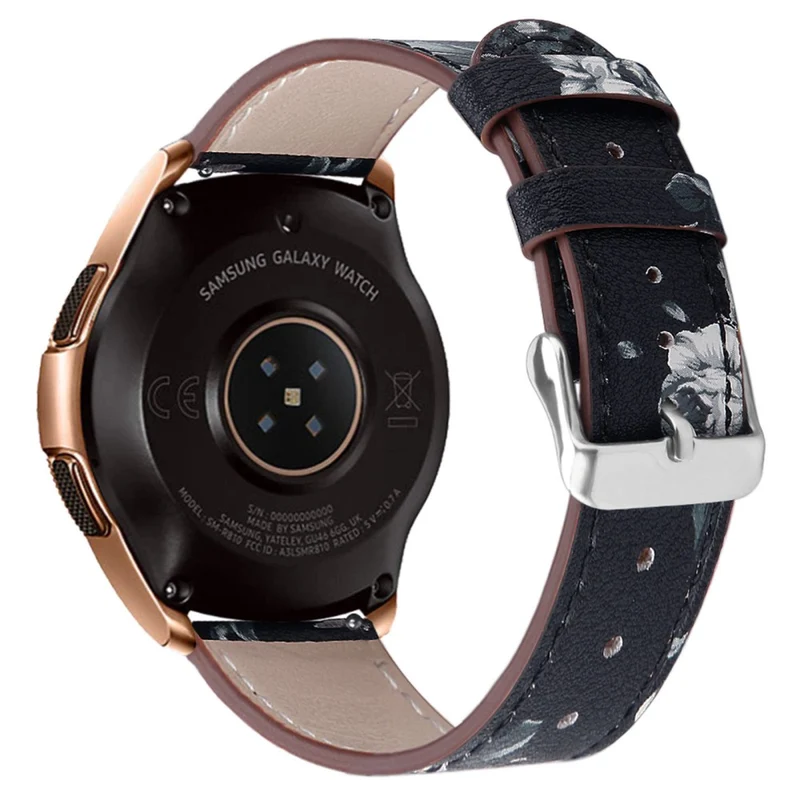 Coros Watch GT / Watch GT 2 46mm / 42mm / Samsung Galaxy Watch 46mm Watch Strap Top Layer Cowhide Wrist Band
