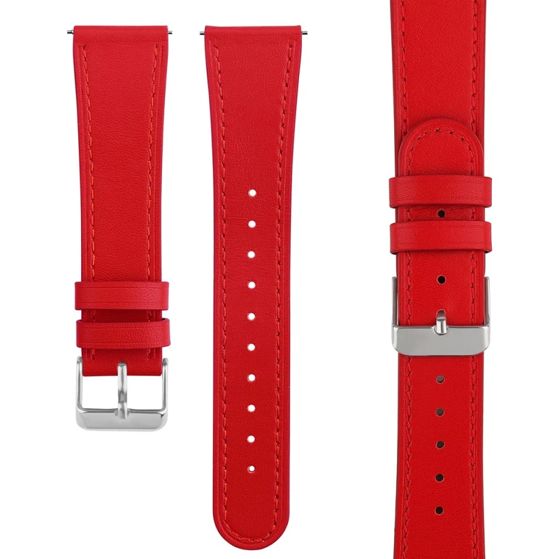 Coros Watch GT / Watch GT 2 46mm / 42mm / Samsung Galaxy Watch 46mm Watch Strap Top Layer Cowhide Wrist Band