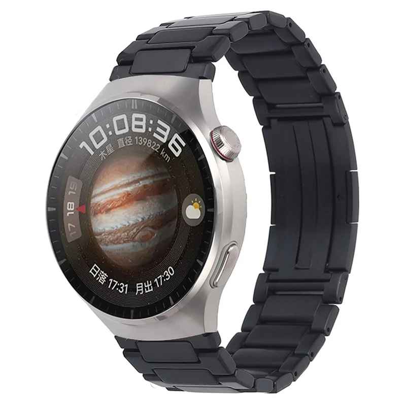 Huawei Watch GT 4 46mm / Watch 4 / Watch 4 Pro 22mm Stainless Steel Band Folding Buckle Watch Strap