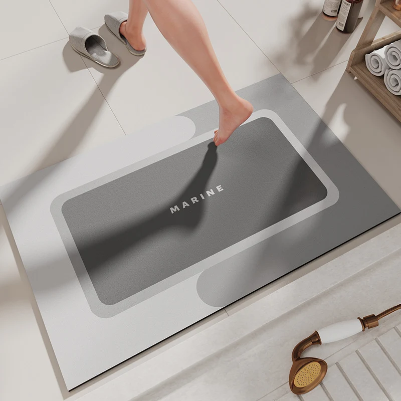 Stylische rutschfeste Badematte