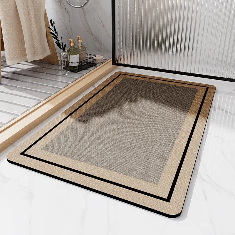 Stylische rutschfeste Badematte