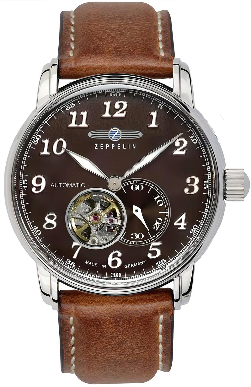 Zeppelin LZ127 7666-4 Herrenuhr • Open Heart • Automatik
