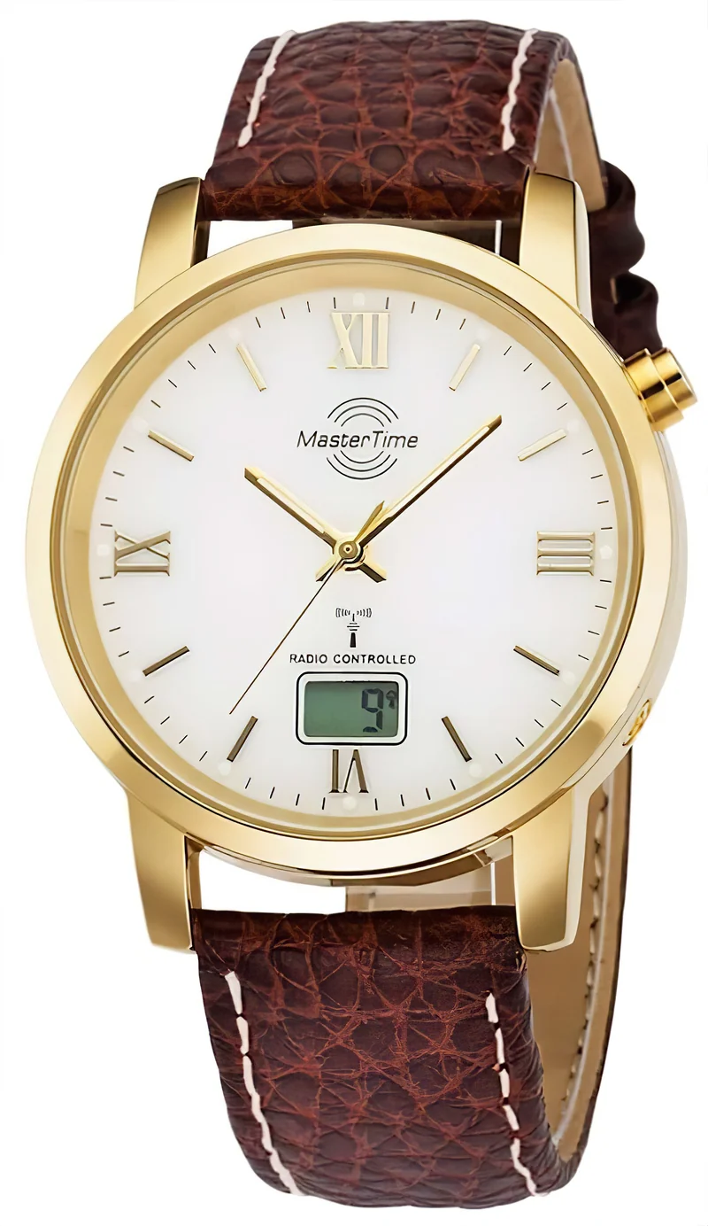 Master Time Basic MTGA-10298-13L Herrenuhr • Funkpräzision • Ablesbarkeit