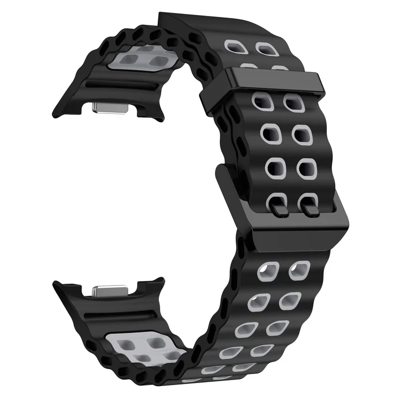 Samsung Galaxy Watch 9 - 40mm Ocean Armband (Schwarz/Grau)