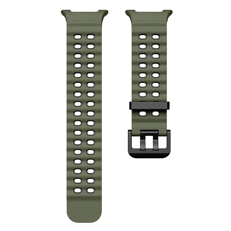 Samsung Galaxy Watch 9 - 40mm Ocean Armband (Olivgrün/Schwarz)