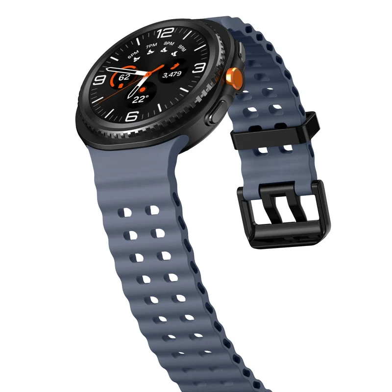 Samsung Galaxy Watch 9 - 40mm Ocean Armband (Graublau)