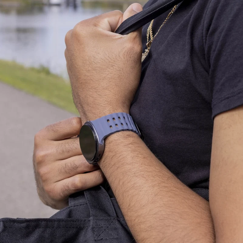 Samsung Galaxy Watch 9 - 40mm Ocean Armband (Graublau)