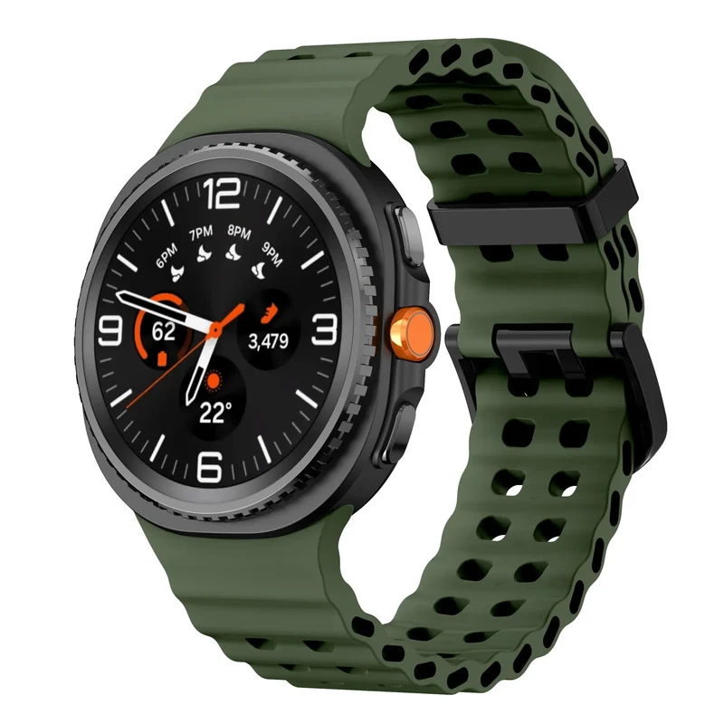 Samsung Galaxy Watch 9 - 44mm Ocean Armband (Grün)