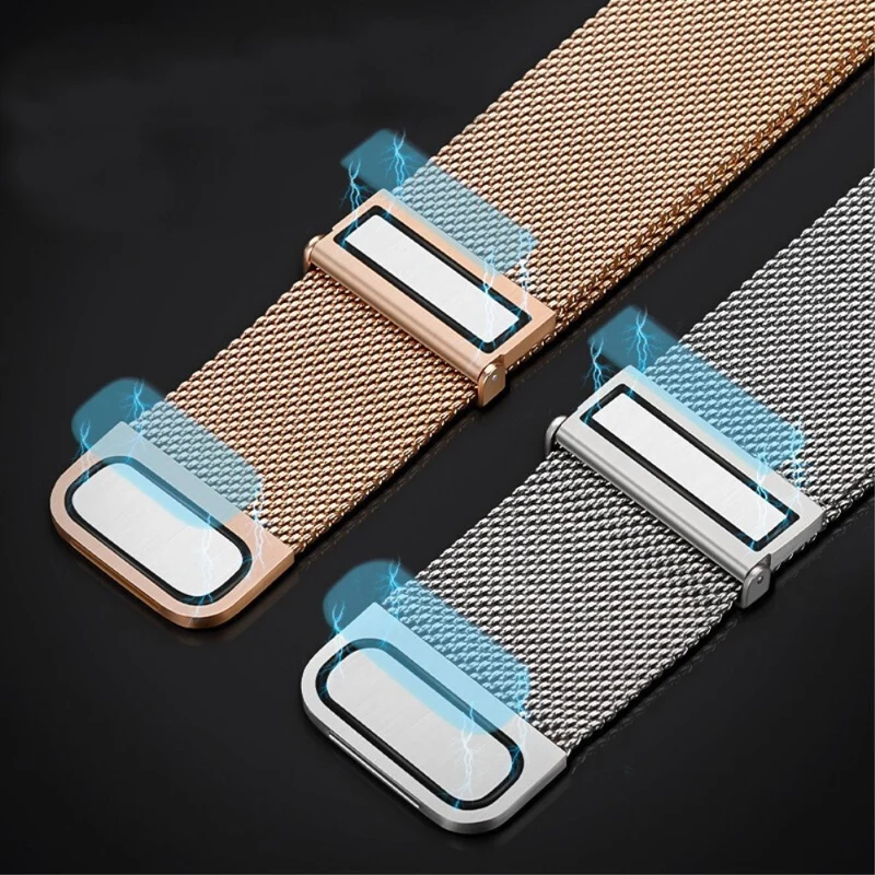 Huawei Watch GT 4 41mm Garmin / Garmin Venu 3S 18mm Watch Band Stainless Steel Magnetic Strap