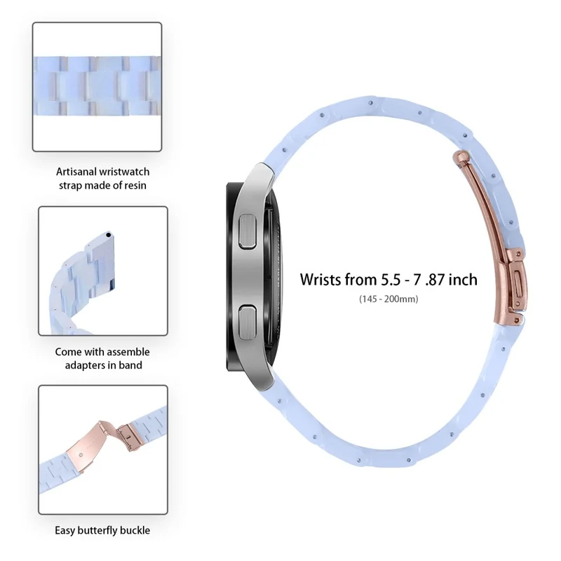 Huawei Watch 4 Pro / Watch GT 3 / 2 46mm Resin Watch Band 22mm Water Resistant Quick Release Watch Strap - Chocolate