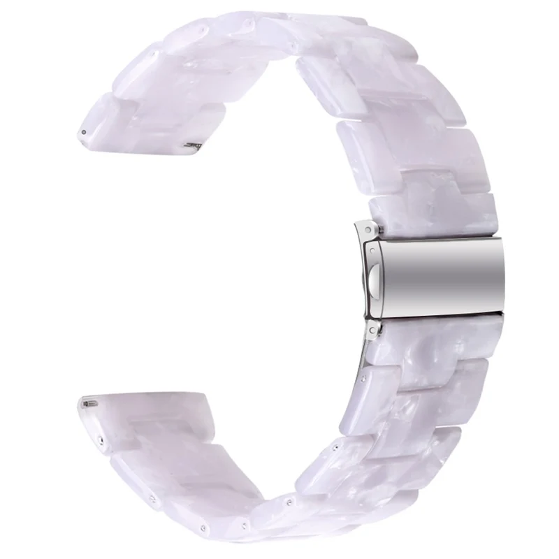 Huawei Watch 4 Pro / Watch GT 3 / 2 46mm Resin Watch Band 22mm Water Resistant Quick Release Watch Strap - Chocolate