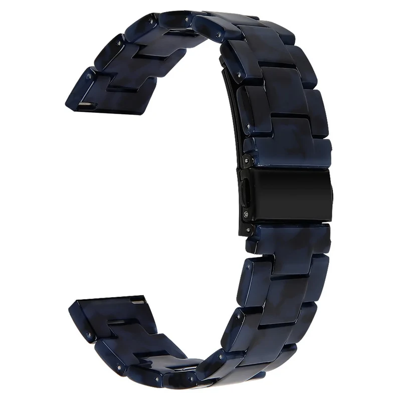 Huawei Watch 4 Pro / Watch GT 3 / 2 46mm Resin Watch Band 22mm Water Resistant Quick Release Watch Strap - Chocolate