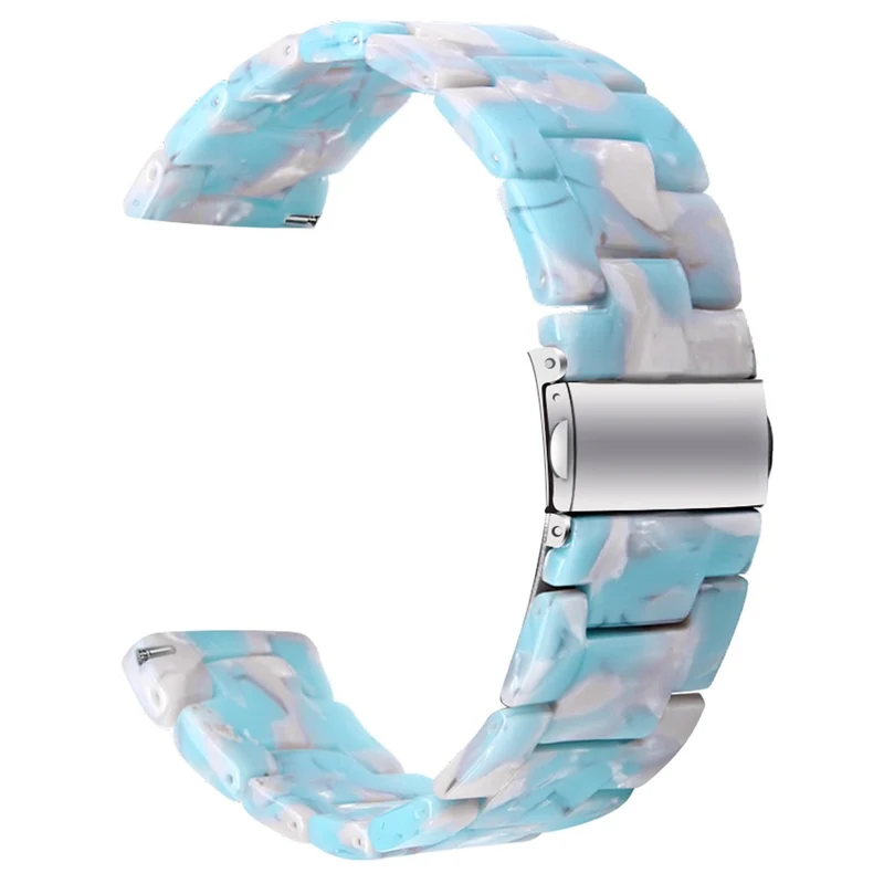 Huawei Watch 4 Pro / Watch GT 3 / 2 46mm Resin Watch Band 22mm Water Resistant Quick Release Watch Strap - Chocolate