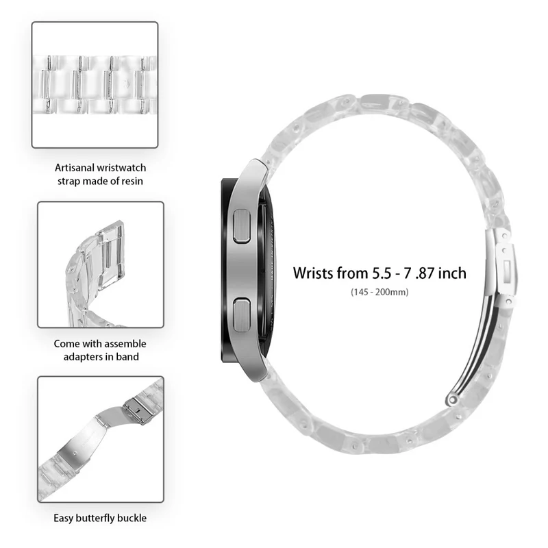 Huawei Watch 4 Pro / Watch GT 3 / 2 46mm Resin Watch Band 22mm Water Resistant Quick Release Watch Strap - Chocolate