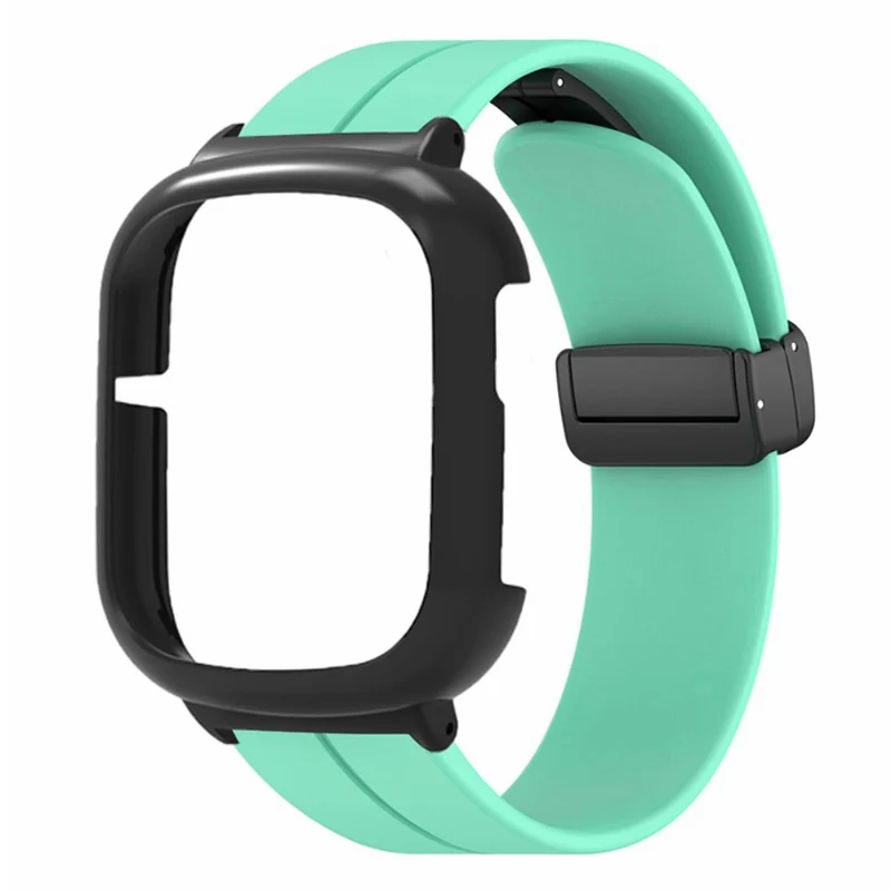 Honor Watch 4 Watch Band Magnetic Buckle Flexible Wrist Strap with Watch Case - Mint Green