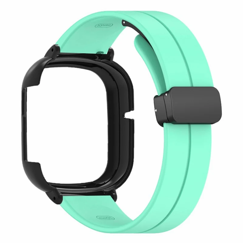 Honor Watch 4 Watch Band Magnetic Buckle Flexible Wrist Strap with Watch Case - Mint Green