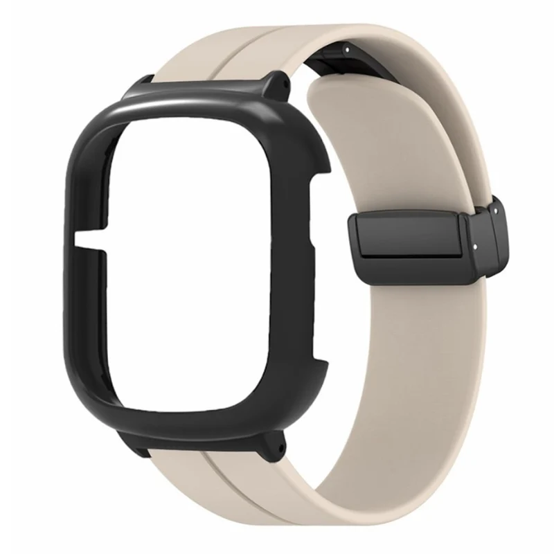 Honor Watch 4 Watch Band Magnetic Buckle Flexible Wrist Strap with Watch Case - Mint Green