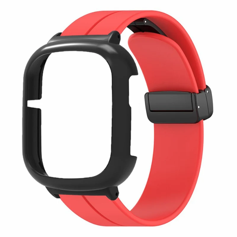 Honor Watch 4 Watch Band Magnetic Buckle Flexible Wrist Strap with Watch Case - Mint Green