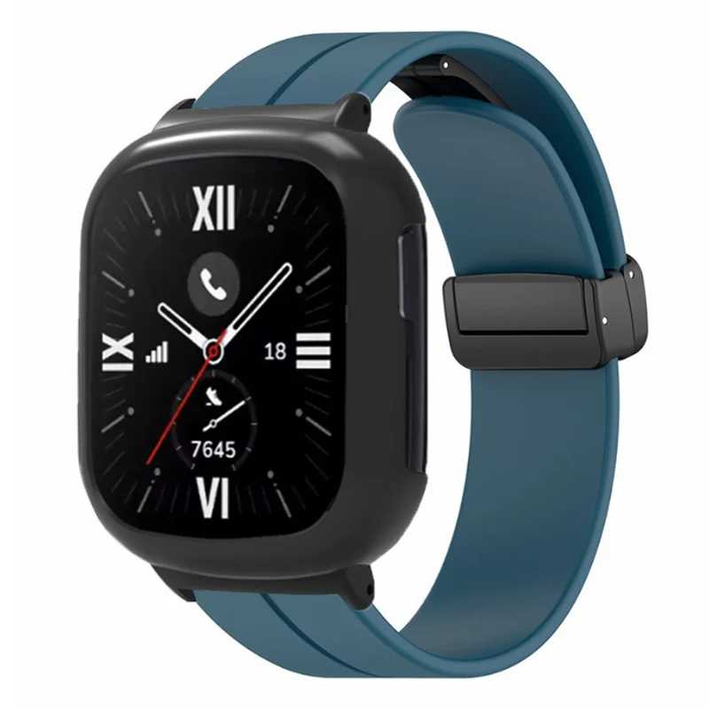Honor Watch 4 Watch Band Magnetic Buckle Flexible Wrist Strap with Watch Case - Mint Green