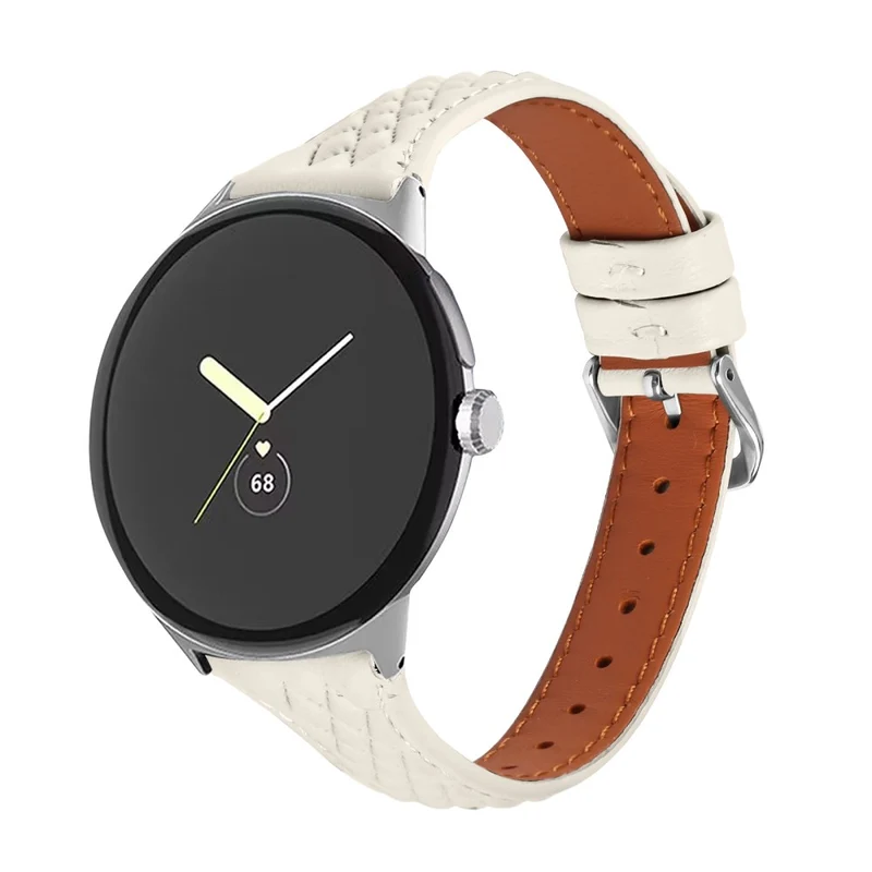 Google Pixel Watch / Watch 2 Watch Strap Top-Layer Cow Leather Watch Band
