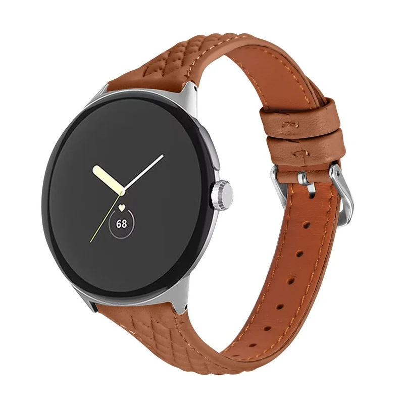 Google Pixel Watch / Watch 2 Watch Strap Top-Layer Cow Leather Watch Band