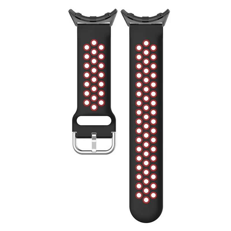 Google Pixel Watch 2 / Pixel Watch Silicone Dual Color Breathable Watch Bands - Pink+Green