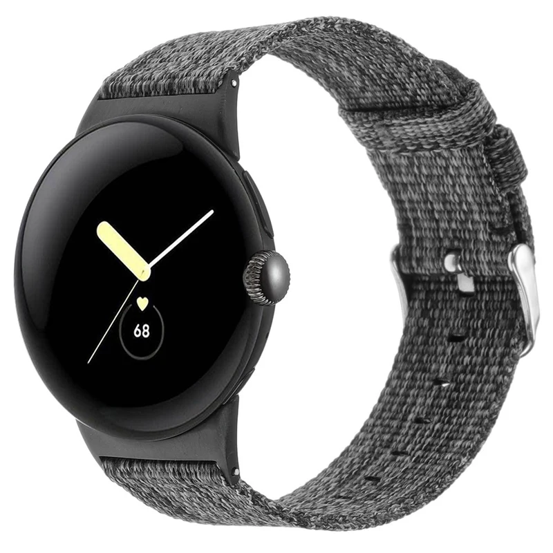 Google Pixel Watch / Watch 2 Nylon Sport Strap Replacement Watch Bands