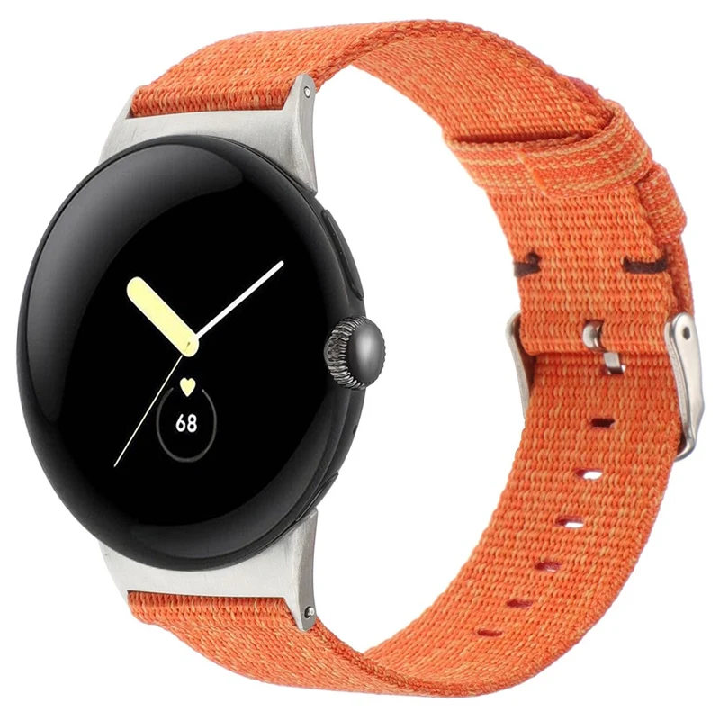 Google Pixel Watch / Watch 2 Nylon Sport Strap Replacement Watch Bands