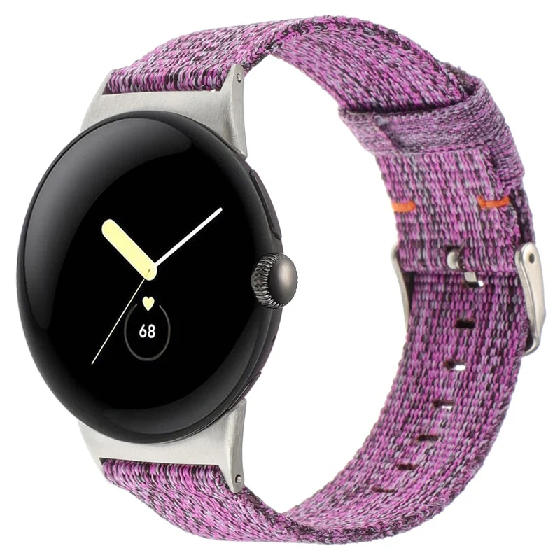 Google Pixel Watch / Watch 2 Nylon Sport Strap Replacement Watch Bands