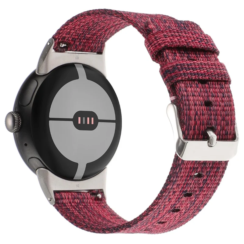 Google Pixel Watch / Watch 2 Nylon Sport Strap Replacement Watch Bands