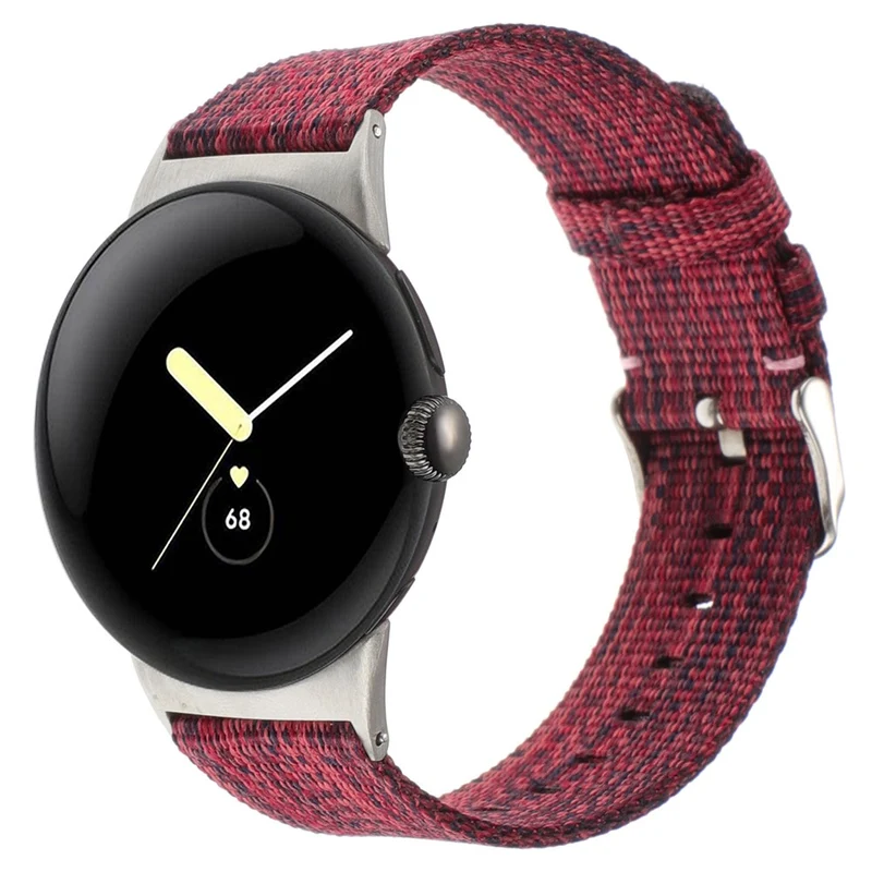 Google Pixel Watch / Watch 2 Nylon Sport Strap Replacement Watch Bands