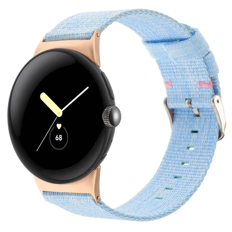 Google Pixel Watch / Watch 2 Nylon Sport Strap Replacement Watch Bands
