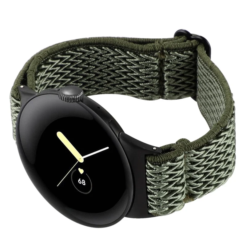Google Pixel Watch 2 / Pixel Watch Nylon Braided Watch Band Wave Wrist Strap