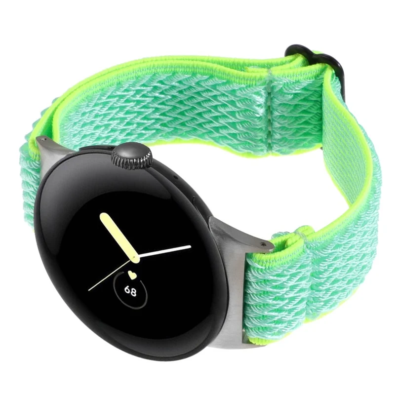 Google Pixel Watch 2 / Pixel Watch Nylon Braided Watch Band Wave Wrist Strap