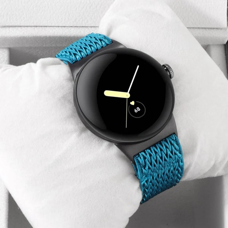 Google Pixel Watch 2 / Pixel Watch Nylon Braided Watch Band Wave Wrist Strap