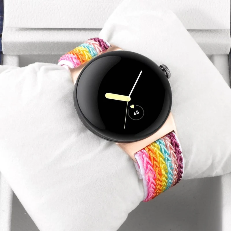 Google Pixel Watch 2 / Pixel Watch Nylon Braided Watch Band Wave Wrist Strap