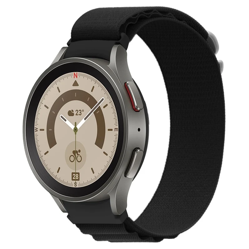 KALEBOL KLB-GSNL-001 Samsung Galaxy Watch6 / Watch6 Classic / Watch 5 Nylon Watch Strap Adjustable Band