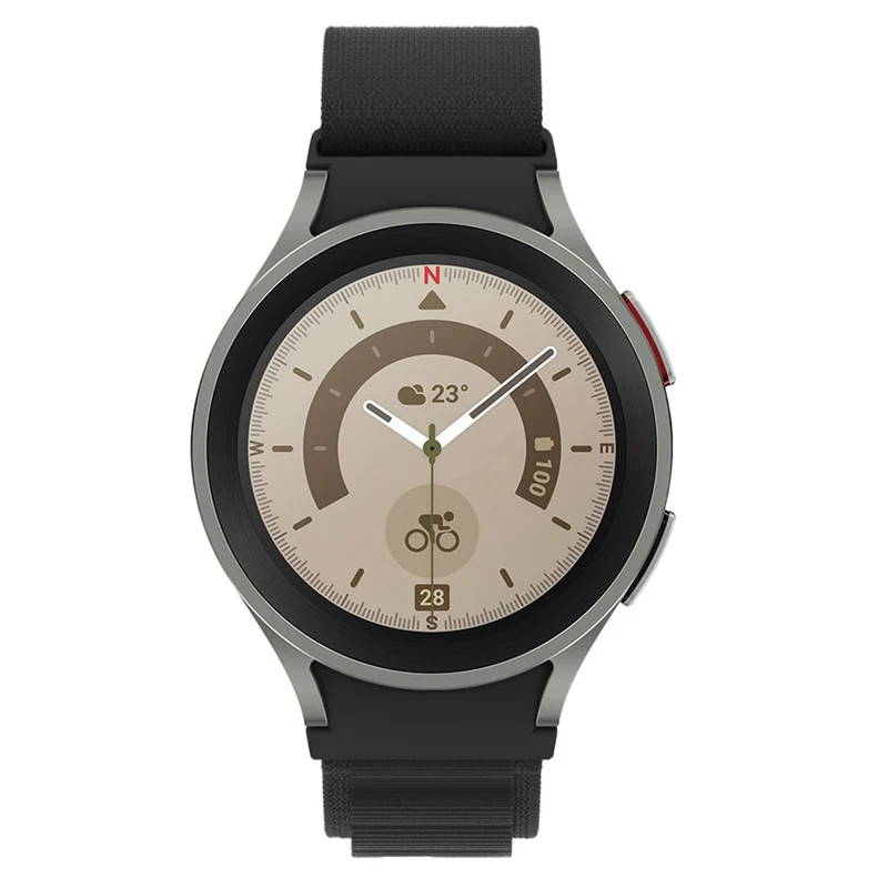 KALEBOL KLB-GSNL-001 Samsung Galaxy Watch6 / Watch6 Classic / Watch 5 Nylon Watch Strap Adjustable Band