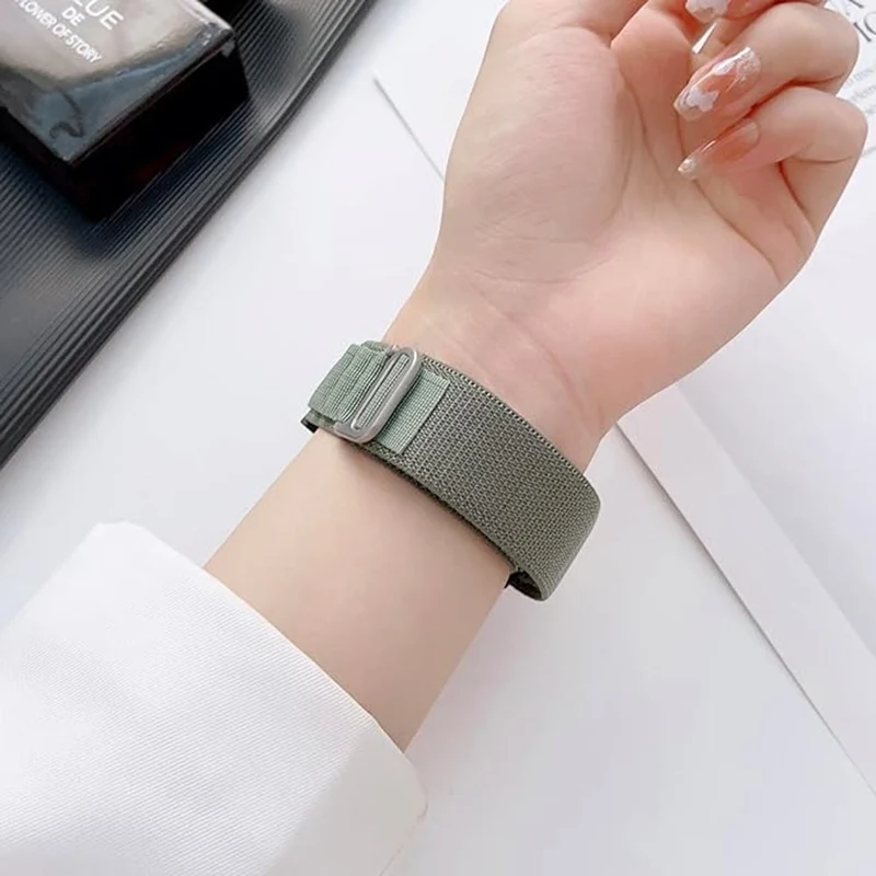 KALEBOL KLB-GSNL-001 Samsung Galaxy Watch6 / Watch6 Classic / Watch 5 Nylon Watch Strap Adjustable Band