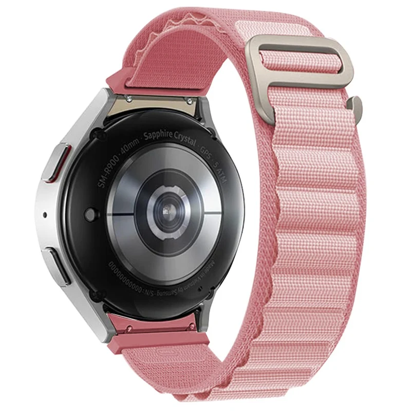 KALEBOL KLB-GSNL-001 Samsung Galaxy Watch6 / Watch6 Classic / Watch 5 Nylon Watch Strap Adjustable Band