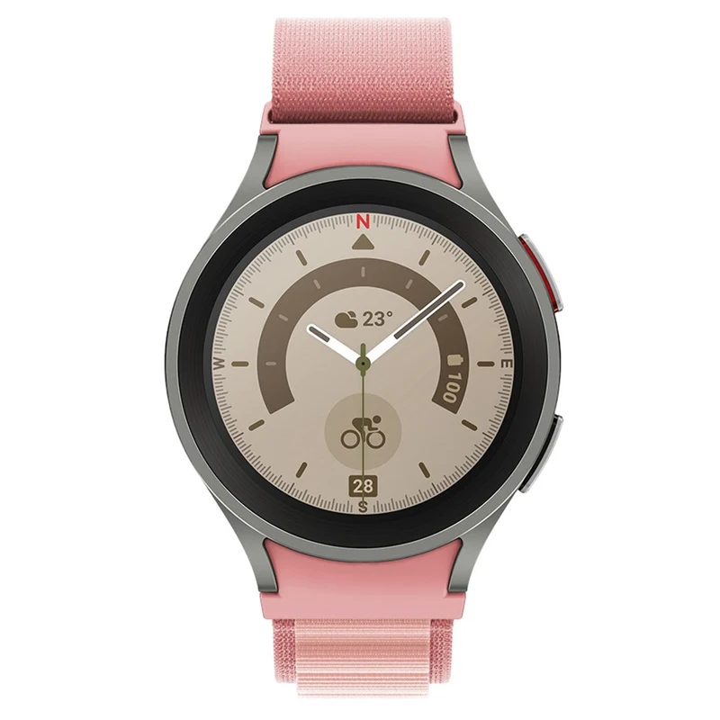 KALEBOL KLB-GSNL-001 Samsung Galaxy Watch6 / Watch6 Classic / Watch 5 Nylon Watch Strap Adjustable Band