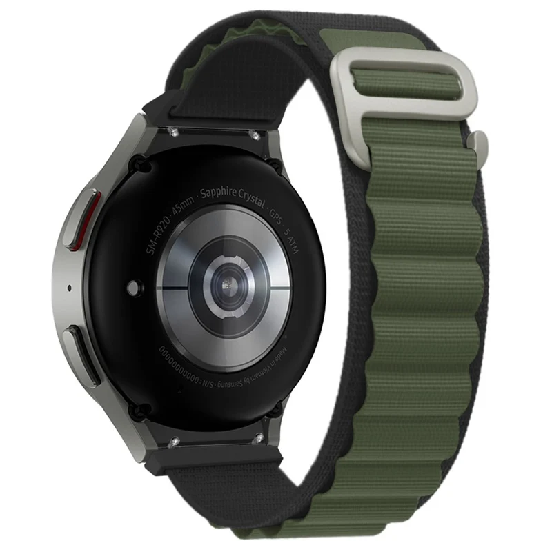 KALEBOL KLB-GSNL-001 Samsung Galaxy Watch6 / Watch6 Classic / Watch 5 Nylon Watch Strap Adjustable Band