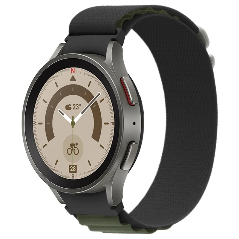 KALEBOL KLB-GSNL-001 Samsung Galaxy Watch6 / Watch6 Classic / Watch 5 Nylon Watch Strap Adjustable Band