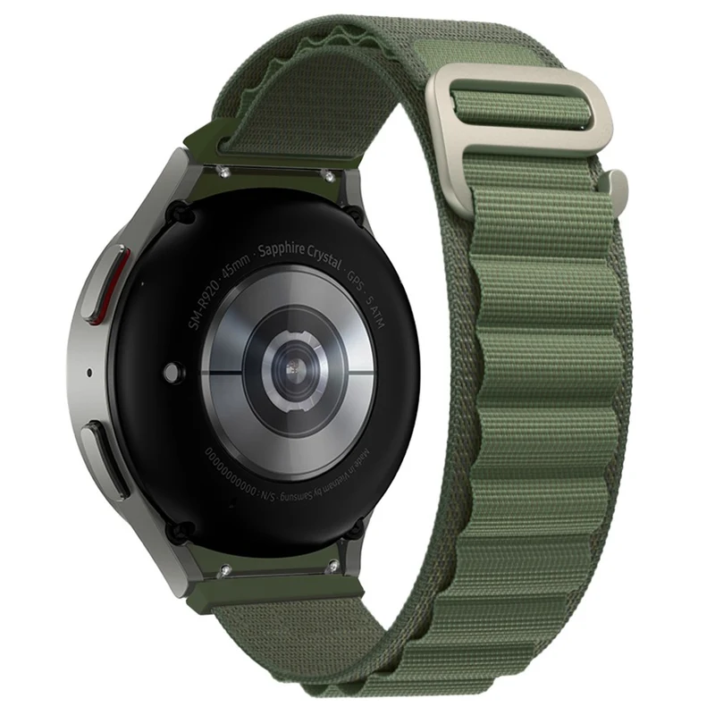 KALEBOL KLB-GSNL-001 Samsung Galaxy Watch6 / Watch6 Classic / Watch 5 Nylon Watch Strap Adjustable Band