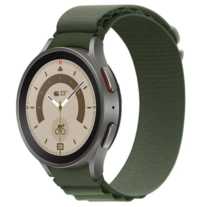 KALEBOL KLB-GSNL-001 Samsung Galaxy Watch6 / Watch6 Classic / Watch 5 Nylon Watch Strap Adjustable Band