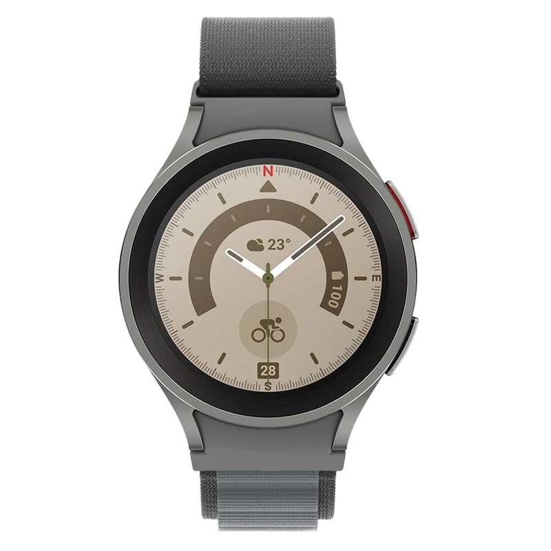KALEBOL KLB-GSNL-001 Samsung Galaxy Watch6 / Watch6 Classic / Watch 5 Nylon Watch Strap Adjustable Band