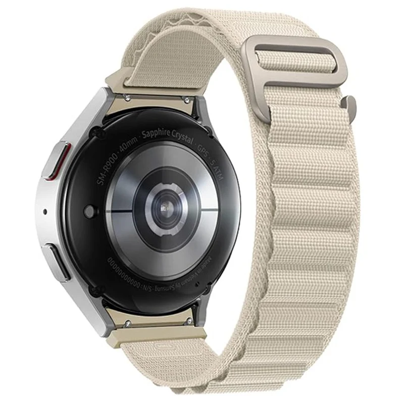 KALEBOL KLB-GSNL-001 Samsung Galaxy Watch6 / Watch6 Classic / Watch 5 Nylon Watch Strap Adjustable Band