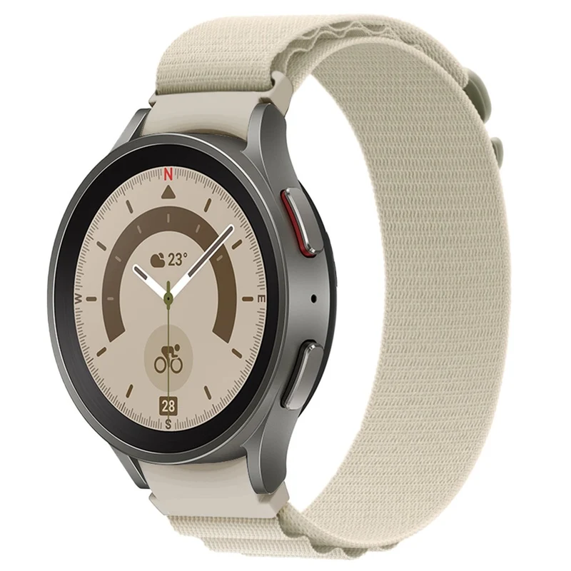 KALEBOL KLB-GSNL-001 Samsung Galaxy Watch6 / Watch6 Classic / Watch 5 Nylon Watch Strap Adjustable Band