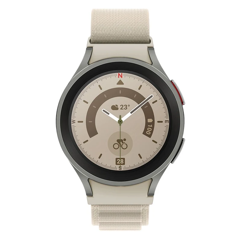 KALEBOL KLB-GSNL-001 Samsung Galaxy Watch6 / Watch6 Classic / Watch 5 Nylon Watch Strap Adjustable Band