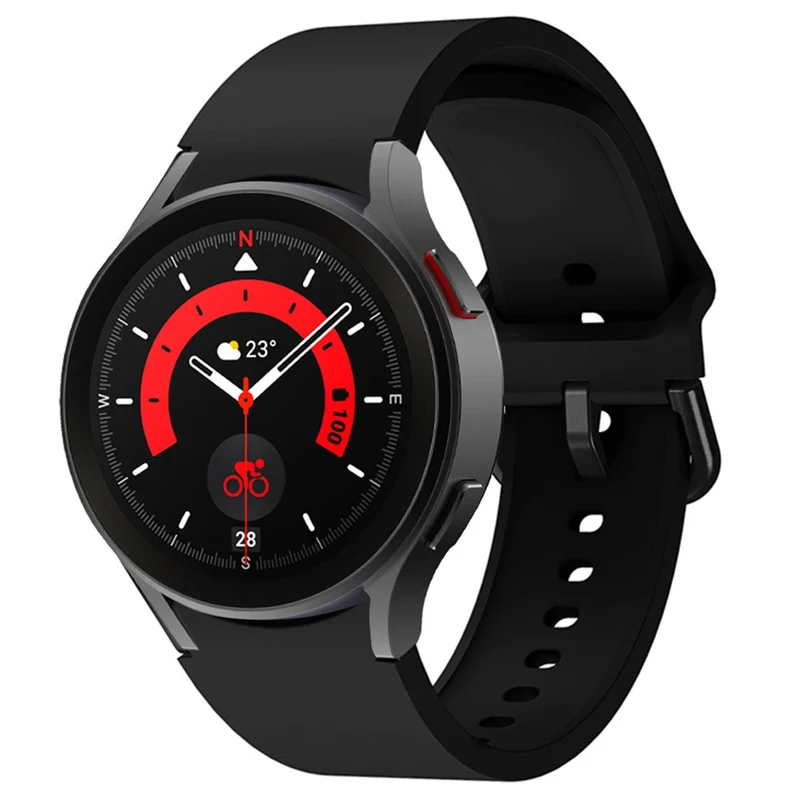 KALEBOL Samsung Galaxy Watch4 / Watch 5 / Watch6 Silicone Watch Bands Waterproof Soft Strap